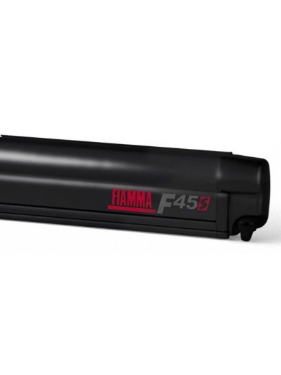 OUTLET - Markiza ścienna w kasecie F45s 260 Deep Black (VW T5/T6 Multivan/Transporter) z Adapterem - Fiamma