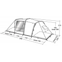 OUTLET - Namiot rodzinny dla 4 osób Huntsville Twin - Easy Camp