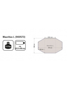 Daszek przeciwsłoneczny Mauritius L