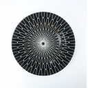 Zestaw obiadowy z melaminy Black-White 16 cz. - Camp4