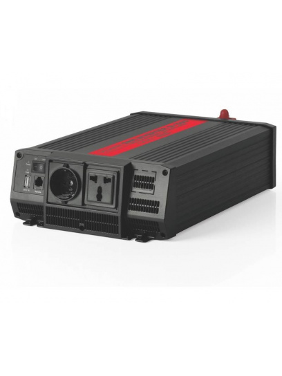 Przetwornica Inwerter sinusoidalny 1500 W 12 V / 230 V - McCamping