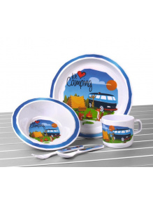 Zestaw obiadowy dla dzieci ``We love camping`` - Camp4