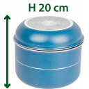 Zestaw garnków Carezza Spacemaster Ø22 cm Vacublock - Brunner