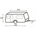 Pokrowiec na przyczepę kempingową Caravan Cover Design 12M 450-500 cm - Brunner