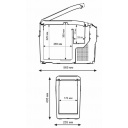 Lodówka kompresorowa przenośna TB18 BLACK 12/24V 18 l - Indel B