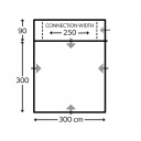 Przedsionek pompowany do busa Cross Air VW T5 / T6 - Kampa