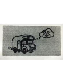 Wycieraczka do przyczepy kampera Derby Flock Camper 60x40 cm - Arisol
