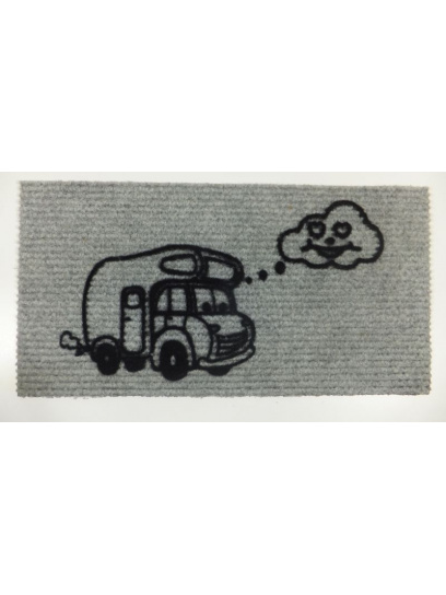 Wycieraczka do przyczepy kampera Derby Flock Camper 60x40 cm - Arisol