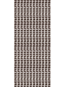 Kotki zasłona do drzwi przyczepy kampera 56x185 cm biało/brązowe - Arisol