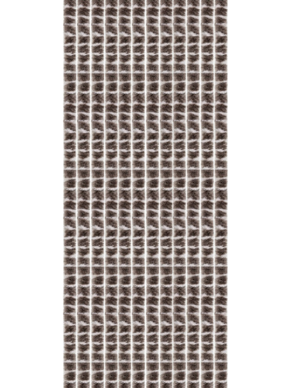 Kotki zasłona do drzwi przyczepy kampera 56x185 cm biało/brązowe - Arisol