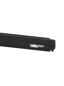 Markiza ścienna w kasecie F45L 500 Deep Black Royal Grey - Fiamma