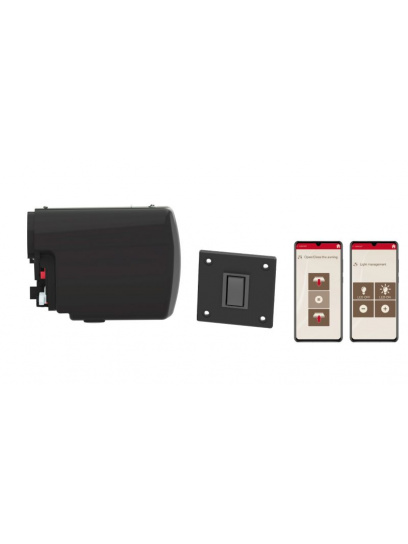 Silnik do markizy ściennej Motor Kit Advanced F45s Deep Black - Fiamma
