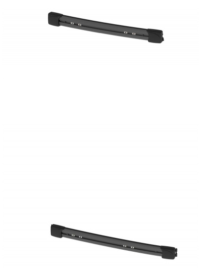 Belki bazowe do montażu bagażnika Kit Bars DJ Sprinter/Crafter >2006 Deep Black- Fiamma