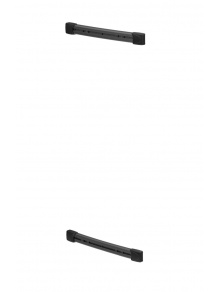 Belki bazowe do montażu drabiny Kit Bars Deluxe Crafter >17 Deep Black - Fiamma