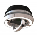 Wentylator dachowy / ścienny MaxxFan Dome Plus LED 12 V czarny - MaxxAir