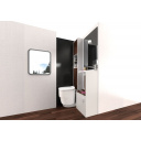 Toaleta kompostująca zgrzewająca z systemem worków C1 z adapterem L - Clesana