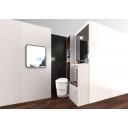 Toaleta kompostująca zgrzewająca z systemem worków C1 z adapterem L - Clesana