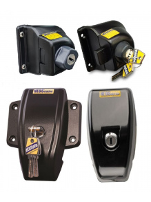 Zamki bezpieczeństwa do kabiny Ford Transit od 2014 + zabezpieczenie drzwi HEOSystem czarny - HEOSolution
