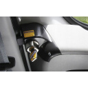 Zamki bezpieczeństwa do kabiny Ducato / Boxer / Jumper 2006-2021 + zabezpieczenie drzwi HEOSystem biały 3 szt. - HEOSolution