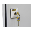 Zamki bezpieczeństwa do kabiny Ducato od 2021 Boxer/Jumper od 2023 + zabezpieczenie drzwi HEOSystem biały 2 szt. - HEOSolution