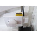 Zamki bezpieczeństwa do kabiny Ducato od 2021 Boxer / Jumper od 2023 + zabezpieczenie drzwi Carado / SunLight od 2013, Trusco / Glucksmobil do 2019 HEOSystem biały 2 szt. - HEOSolution