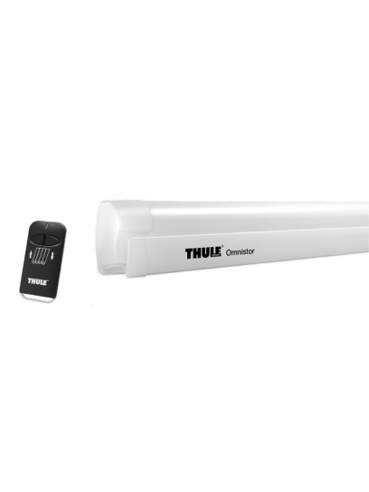 Markiza ścienna Omnistor 8000 White 4,00x2,75 m z silnikiem 230 V Mystic Grey - Thule