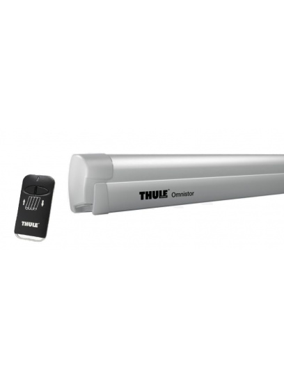 Markiza ścienna Omnistor 8000 Anodised 5,00x2,75 m z silnikiem 230 V Mystic Grey - Thule