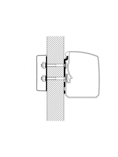Adapter do markizy ściennej T3200 Flat Wall płaska ściana - Thule