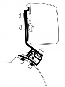 Adapter do markizy ściennej T3200 PSA Compact Van Fixed (LHD) - Thule