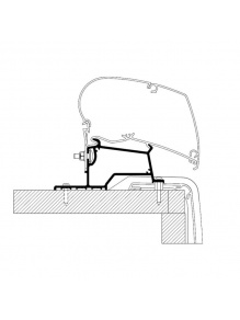 Adapter do markizy dachowej Omnistor 6300 Roof Rapido Serie Compact 4,00 m - Thule
