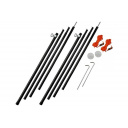 Rurki stelaża do daszka namiotu Adjustable Steel King Poles 180-220 cm - Vango