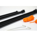 Rurki stelaża do daszka namiotu Adjustable Steel King Poles 180-220 cm - Vango