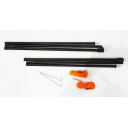 Rurki stelaża do daszka namiotu Adjustable Steel King Poles 180-220 cm - Vango