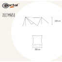 Zadaszenie przeciwsłoneczne Mesa Tarp Orange - Portal Outdoor