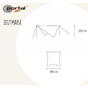 Zadaszenie przeciwsłoneczne Mesa Tarp Green - Portal Outdoor