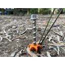 Śledzie wkręcane Heavy Duty 20 cm + nakrętki 4 szt. - Peggy Peg