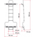 OUTLET - Drabinka aluminiowa do samochodu Fiat Ducato Deluxe DJ - Fiamma