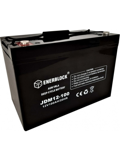 Akumulator AGM Deep-Cycle 100 Ah - Enerblock