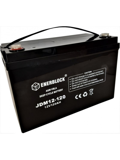 Akumulator AGM Deep-Cycle 120 Ah - Enerblock
