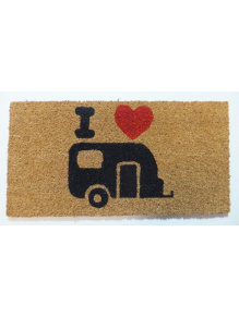 OUTLET - Wycieraczka do przyczepy kampera Cocco Print Caravan 25x50 cm - Arisol