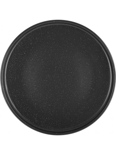 Talerz z melaminy deserowy Odette Double Black Ø19 cm - Brunner