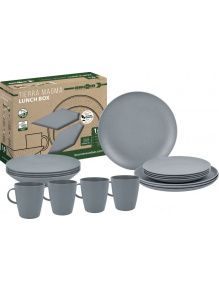 Zestaw obiadowy Lunch Box PLA Tierra Magma - Brunner