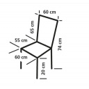 Krzesło plażowe Beach Chair Acapulco Royal Blue - EuroTrail
