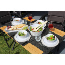 Zestaw obiadowy z melaminy Marble Table Ware 16 pcs - EuroTrail