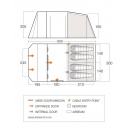 Namiot rodzinny pompowany 4 osobowy Lismore AIR TC 450 - Vango