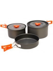 Garnki turystyczne Hard Anodised 4 Person Cook Kit - Vango