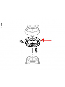 Pierścień mocujący Ø80 do instalacji kominowej - Truma