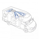Klimatyzacja dachowa Aventa Comfort 2400/1700 W czarna - Truma