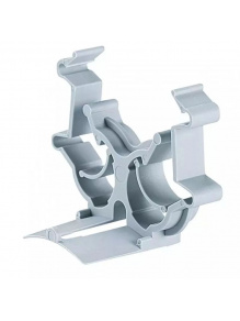 Zacisk do dwóch węży wody szary - Truma