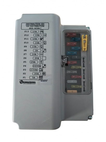 Skrzynka bezpieczników NE356-T 12 V kampera Kronos / Zefiro - Roller Team CI NobelART